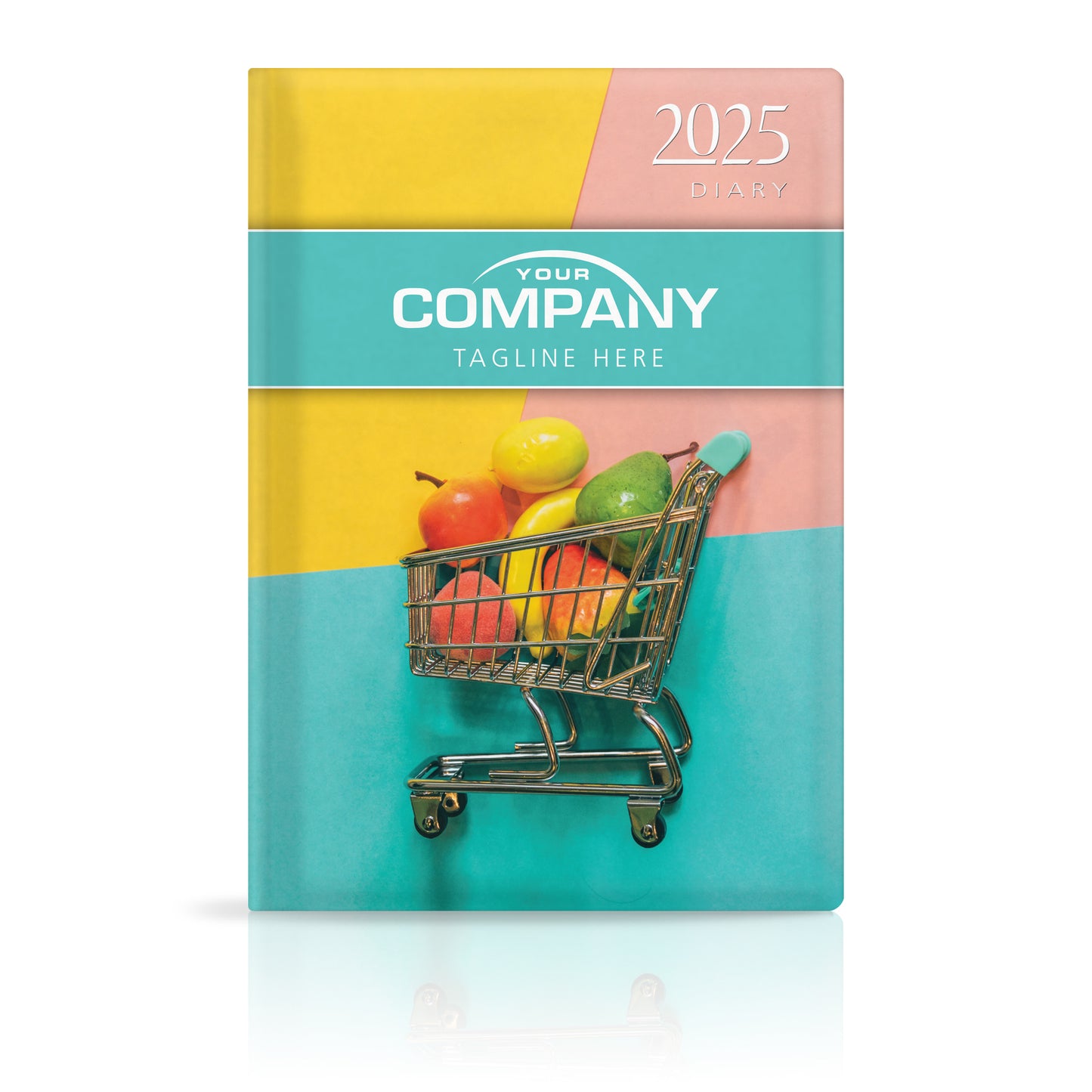 A4 Full Colour Hardback or Padded Custom Corporate Diary