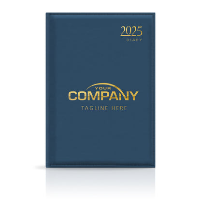 A4 Monaco Deluxe 'Stitched Edge' Padded Custom Corporate Diary