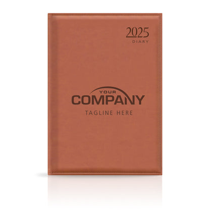 A4 Monaco Deluxe 'Stitched Edge' Padded Custom Corporate Diary