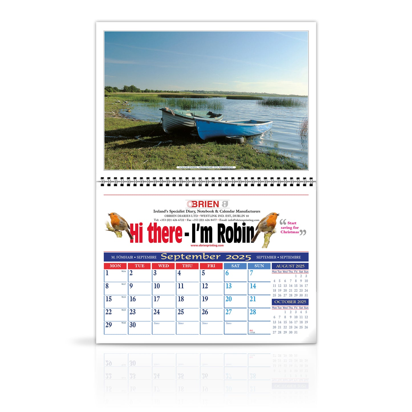 Moods of Ireland - LoPost Edition Wirebound Custom Corporate Calendar