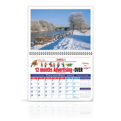 Moods of Ireland - LoPost Edition Wirebound Custom Corporate Calendar