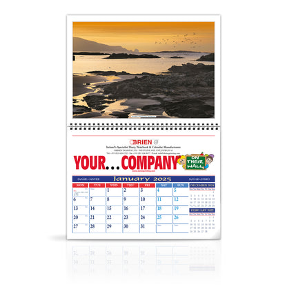 Moods of Ireland - LoPost Edition Wirebound Custom Corporate Calendar