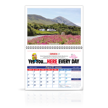 Moods of Ireland - LoPost Edition Wirebound Custom Corporate Calendar