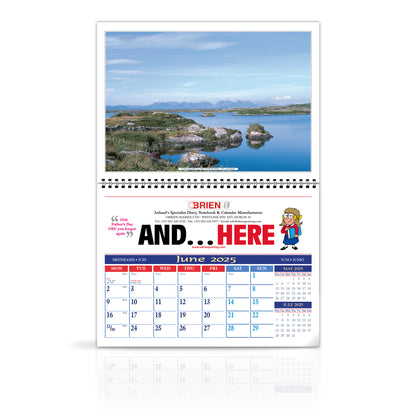 Moods of Ireland - LoPost Edition Wirebound Custom Corporate Calendar