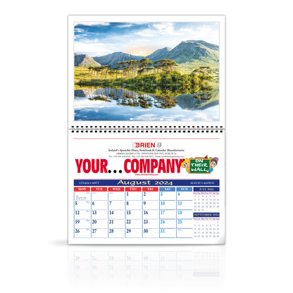 Moods of Ireland - LoPost Edition Wirebound Custom Corporate Calendar