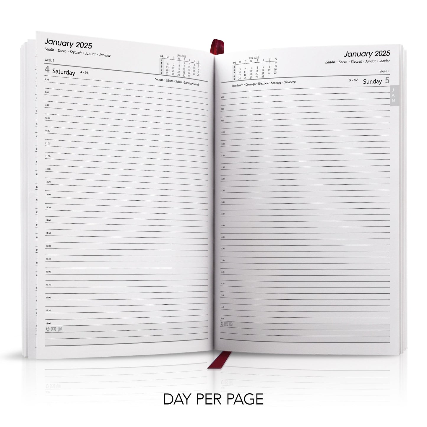 A4 Celusa Deluxe 'Soft Feel' Padded Custom Corporate Diary