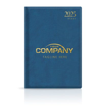 A4 Tuscany Superior 'Soft Touch' Padded Custom Corporate Diary