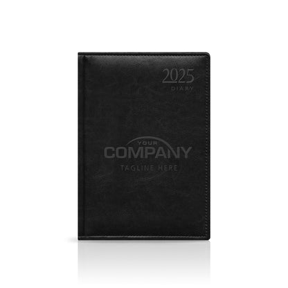 A5 Belesse Deluxe 'Stitched Edge Soft Feel' Padded Custom Corporate Diary