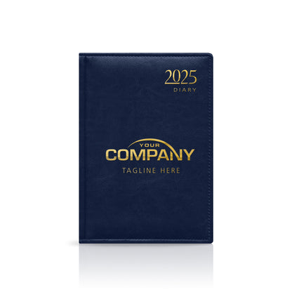 A5 Belesse Deluxe 'Stitched Edge Soft Feel' Padded Custom Corporate Diary