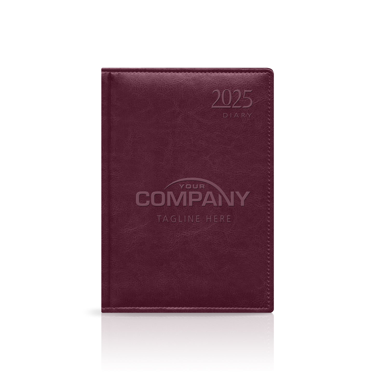 A5 Belesse Deluxe 'Stitched Edge Soft Feel' Padded Custom Corporate Diary