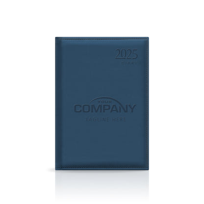 A5 Monaco Deluxe 'Stitched Edge' Padded Custom Corporate Diary