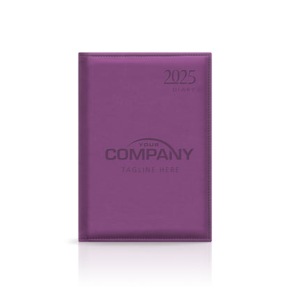 A5 Monaco Deluxe 'Stitched Edge' Padded Custom Corporate Diary