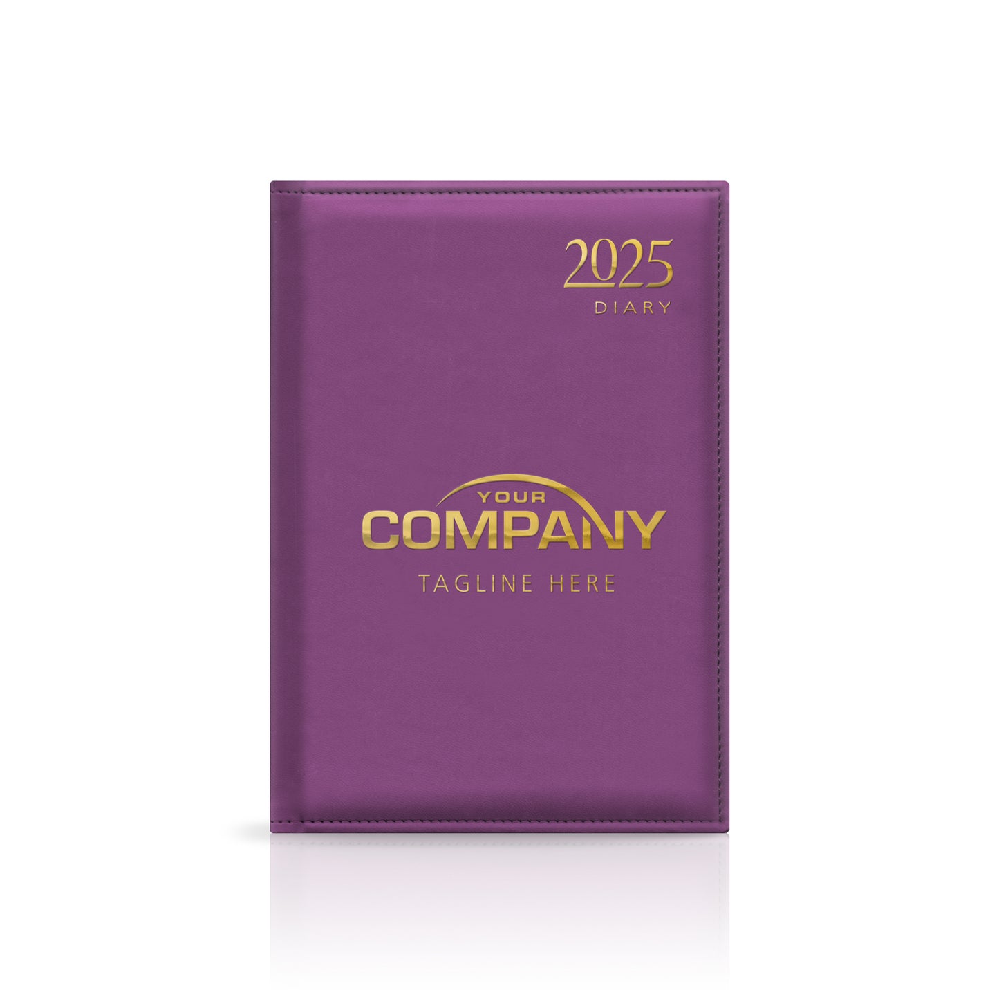 A5 Monaco Deluxe 'Stitched Edge' Padded Custom Corporate Diary