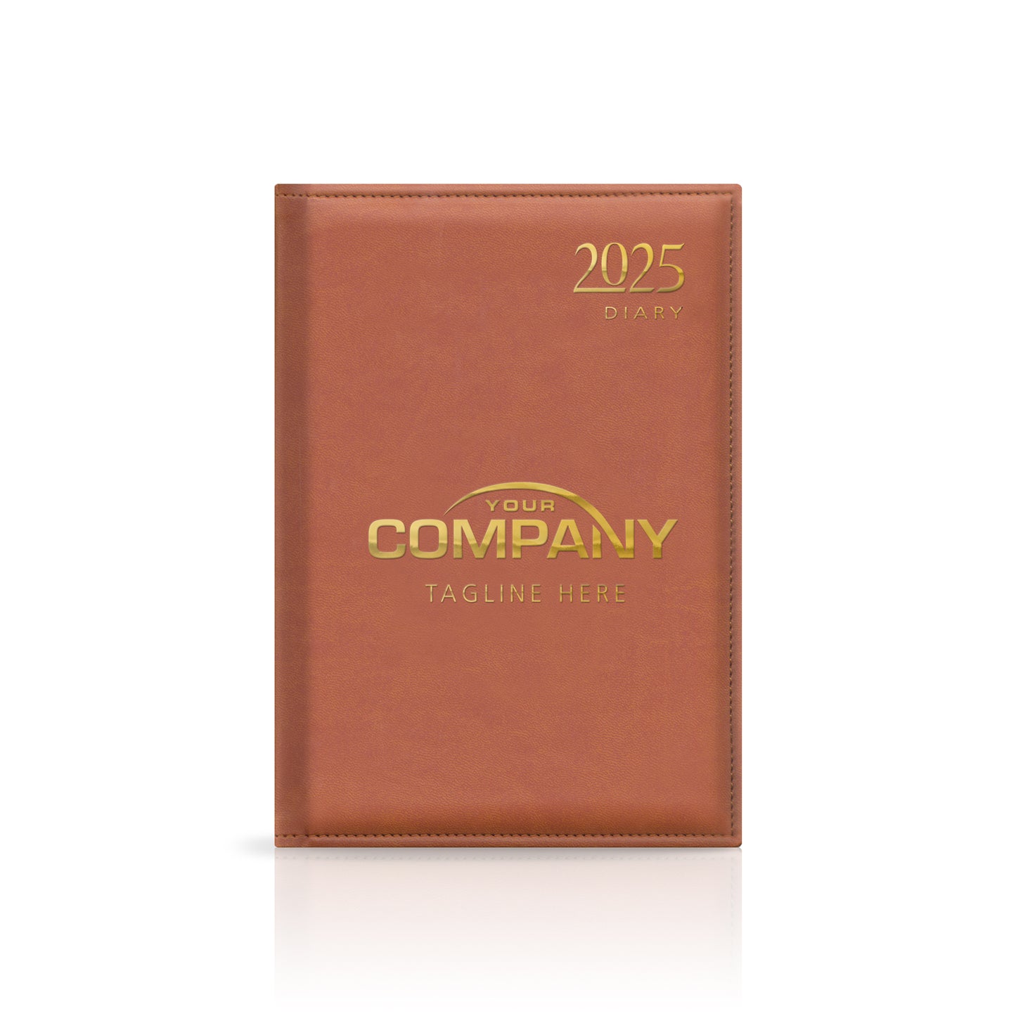 A5 Monaco Deluxe 'Stitched Edge' Padded Custom Corporate Diary