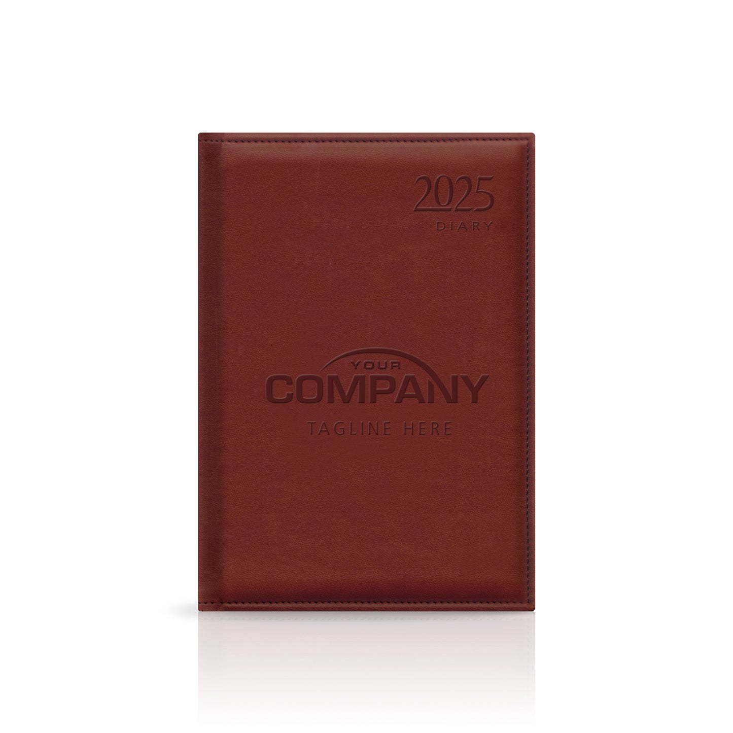 A5 Monaco Deluxe 'Stitched Edge' Padded Custom Corporate Diary