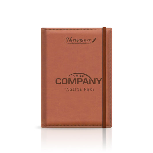 A5 Monaco Deluxe 'Stitched Edge' Padded Custom Corporate Notebook