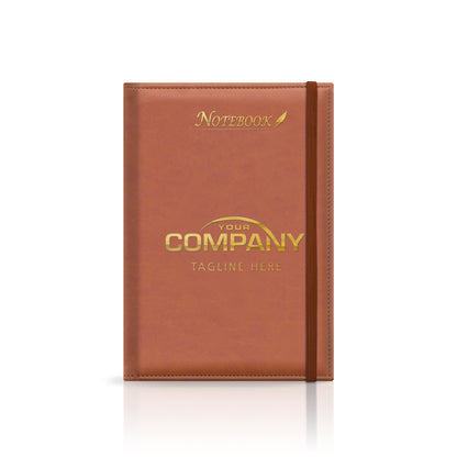 A5 Monaco Deluxe 'Stitched Edge' Padded Custom Corporate Notebook