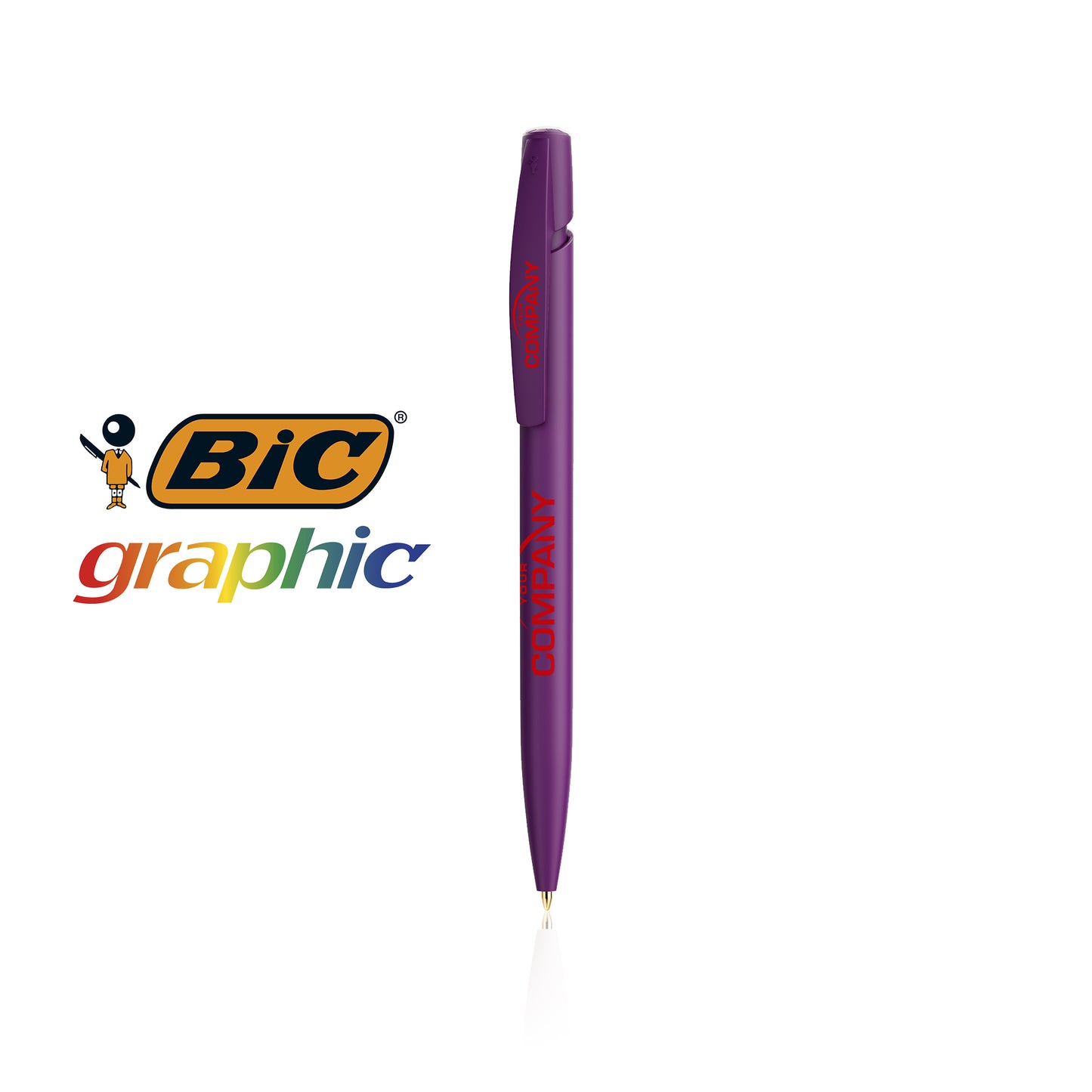 BIC® Media Clic Plastic - Custom Corporate Ball Pen