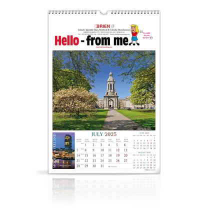 Moods of Ireland - Large Wirebound Custom Corporate Calendar