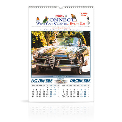 Motoring Memories - Large Wirebound Custom Corporate Calendar