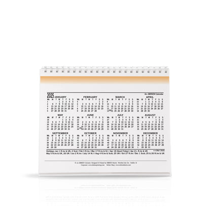 Pictorial Wirebound Desk Easel - Custom Corporate Calendar