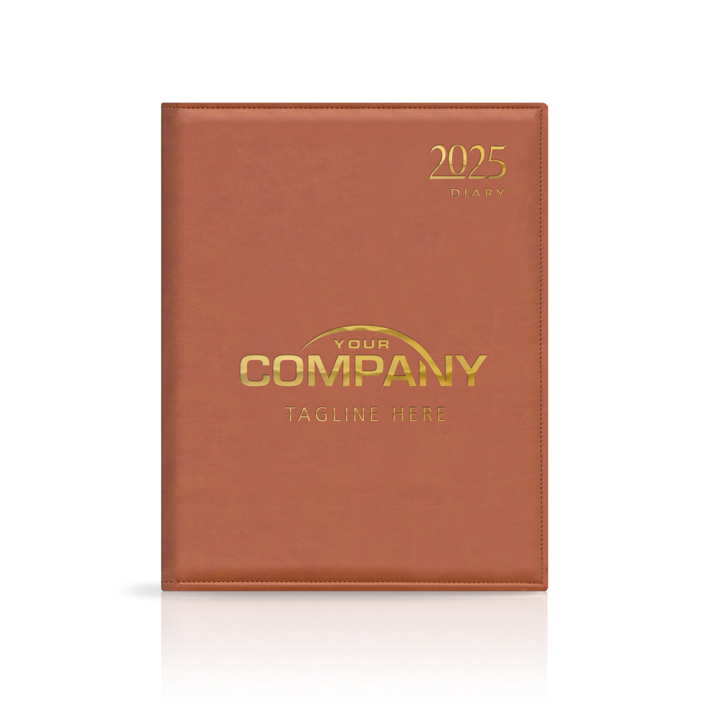 Quarto Monaco Deluxe 'Stitched Edge' Padded Custom Corporate Diary