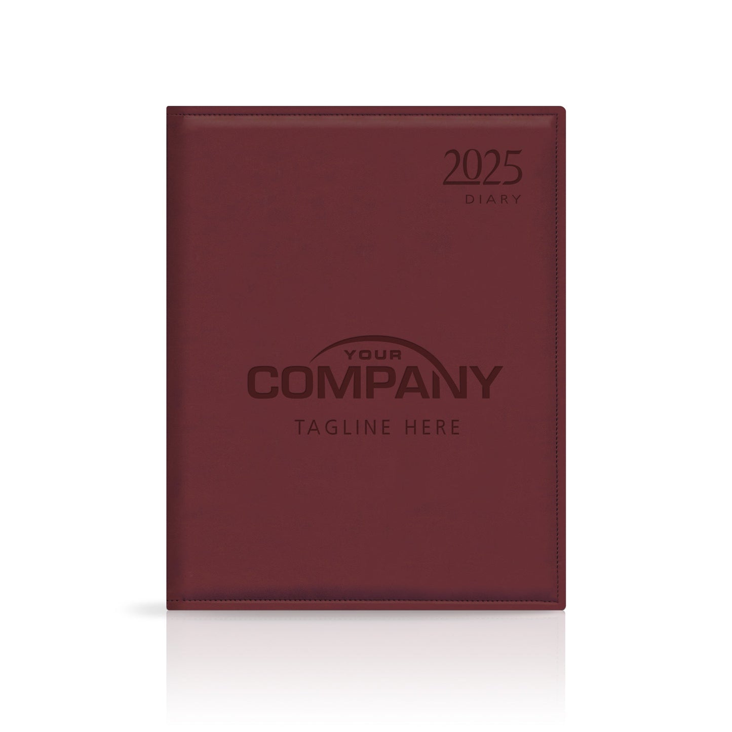 Quarto Monaco Deluxe 'Stitched Edge' Padded Custom Corporate Diary