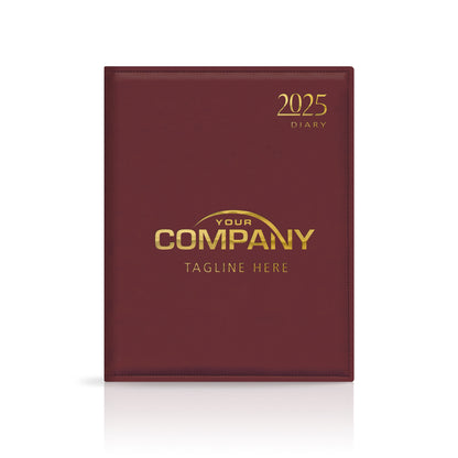 Quarto Monaco Deluxe 'Stitched Edge' Padded Custom Corporate Diary